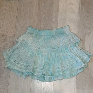 LoveShackFancy Light Blue NWOT skirt